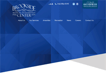 Tablet Screenshot of brooksidehealthcare.com